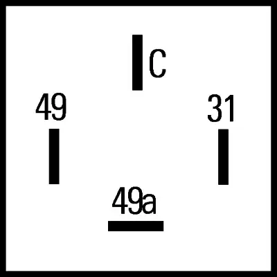 LED Blinklysrele 12v 3+1 Hella 