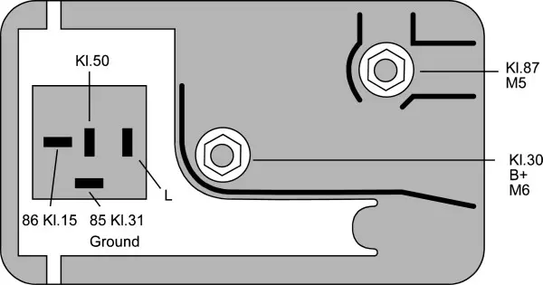 CONTROL UNIT, 6 PIN, 12V             4RV Hella 