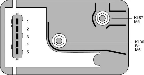CONTROL UNIT, 7 PIN, 12V             4RV Hella 