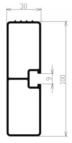Sidehinder 6000mm (Pris per M) Selges Kun som 6m