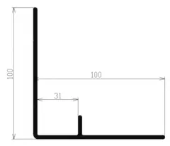Endeprofil sidehinder