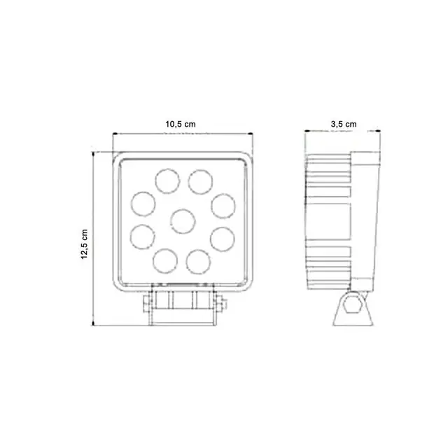 Arbeidslys LED 24w 2200 Lumen Kamar 