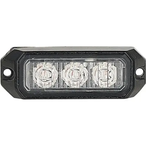 Varsellys 3x Led Orange Blitz 5M kabel - Strobolight  R10
