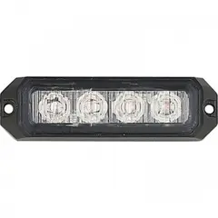 Varsellys 4x Led Orange Blitz Strobolight R65 R10