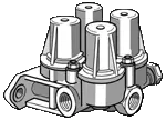 Four Circuit Prot. Valve Knorr-Bremse 