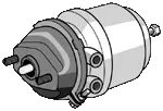 Fjærbremssylinder 20/24 MAN Knorr-Bremse