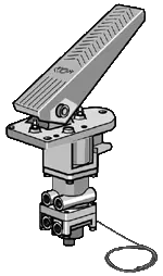 Foot Brake Valve Knorr-Bremse 