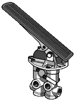 Foot Brake Valve Knorr-Bremse 
