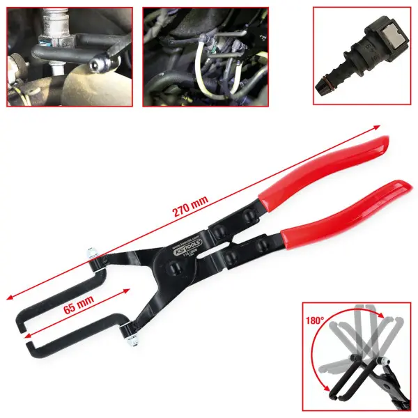 Fuel pipe pliers for quick coupling KS-Tools 