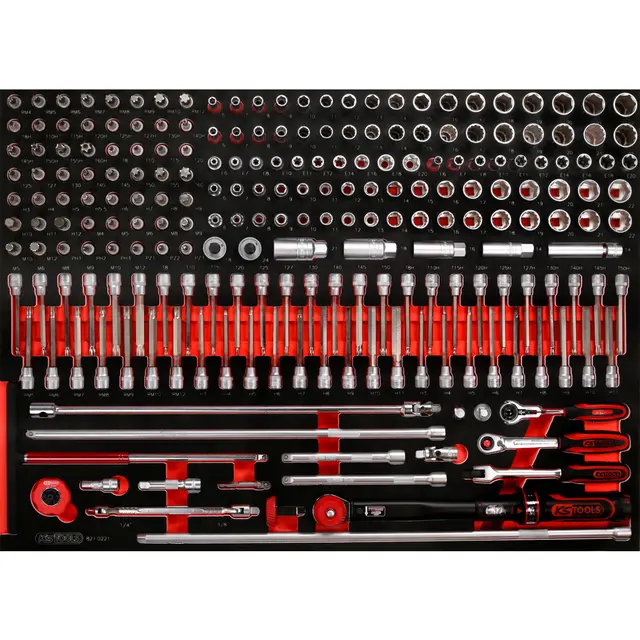 Tool set 221 pcs 3/8" Ks Tools 