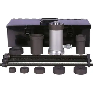 Universal tensile sleeve set with hydrau lic cylinder 18 t, 24 pcs. 