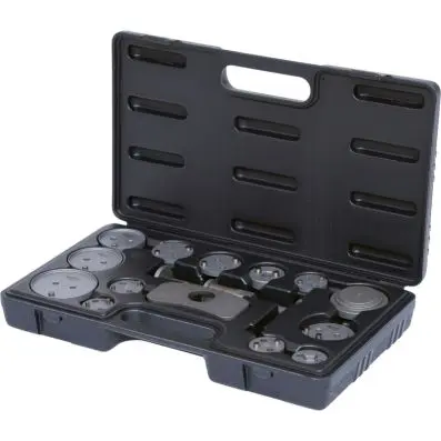 Brake piston windback tool set, 15 pcs 