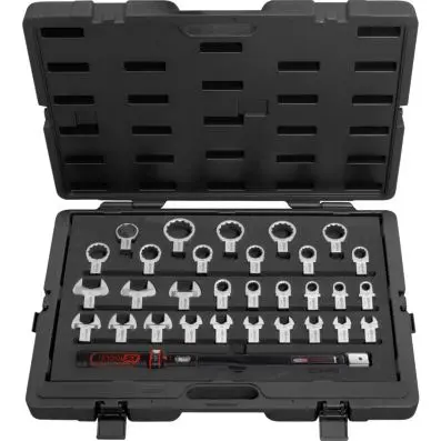 14x18mm Torque tool set with plug in too ls, 31 pcs 40-200Nm 