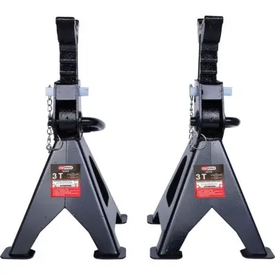 Steel axle stands with quick adjustment, 3 t, pair 