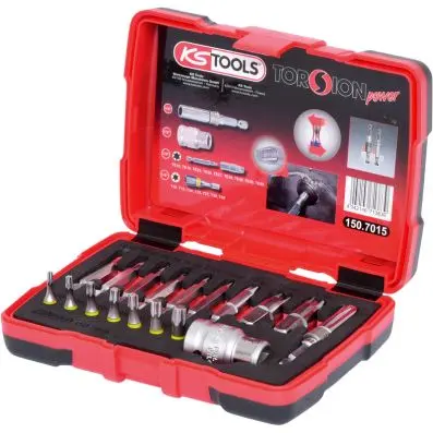 1/4 "+ 10 mm Torx screw extractor set, 1 8 pcs. 