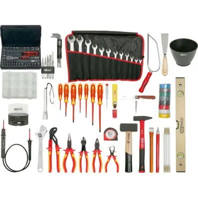 Electricians premium tool kit, 132 pcs 