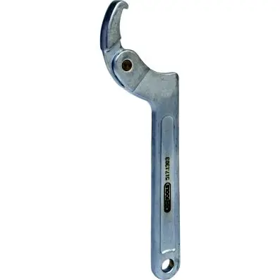 Flexible hook wrench with nose, 32-76mm 