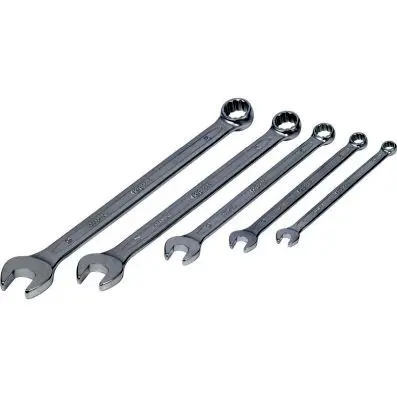 Combination spanner set, extra long, 5 p cs 8-19mm 