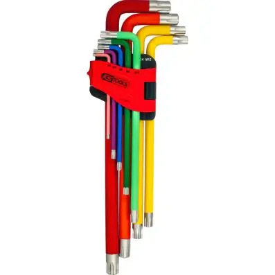 RIBE angle key wrench set, XL, 9 pcs. 
