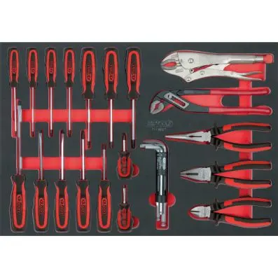 SCS screwdriver and pliers set, 27 pcs, 1/1 system insert 