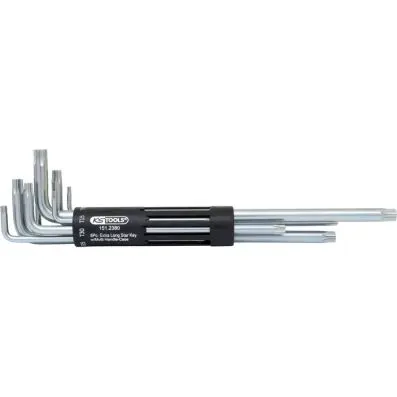 3 in 1 Torx key wrench set,8 pcs extra l ong 