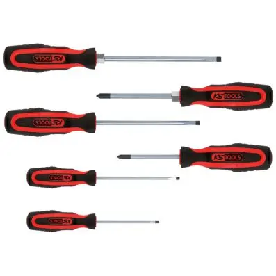 ERGOTORQUEplus screwdriver set, slot+PZ, 6 pcs 