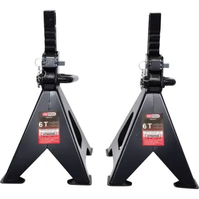 Steel axle stands with quick adjustment, 6 t, pair 