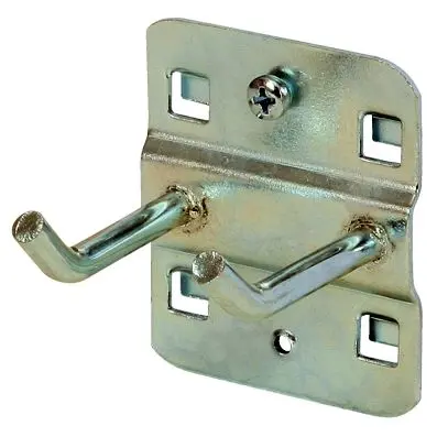 Double tool holder with angled hook end, Ø 6 mm, 35mm 