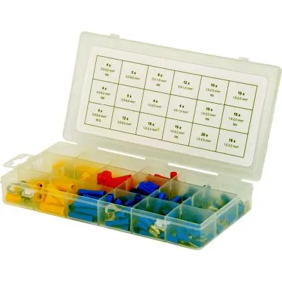 Crimp connectors assortment, 160 pcs 