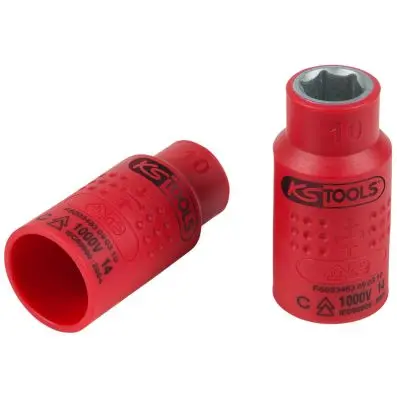 3/8” insulated socket, 9 mm 