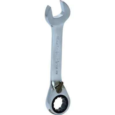 GEARplus combination ratcheting spanner, stubby, 11mm 