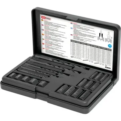 Stud extractor set, 25 pcs 