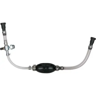 Hose with pump 