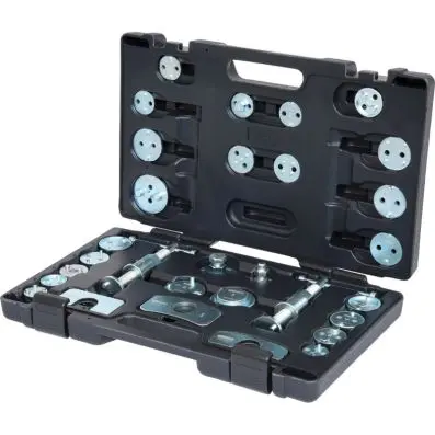 Brake piston wind back tool set, 30 pcs 