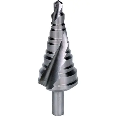 HSS stepped hole cutter, Ø 7-32,5mm, 11 steps 
