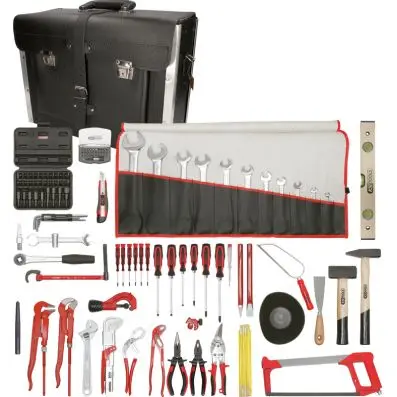 Plumbers premium kit,116 pcs, leathercas e 
