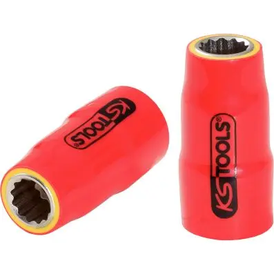 3/8" socket with protective insulation, 20mm 