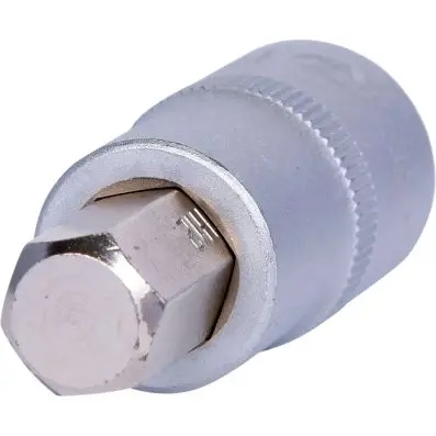 1/2" Bit socket hexagon, short, 12mm 