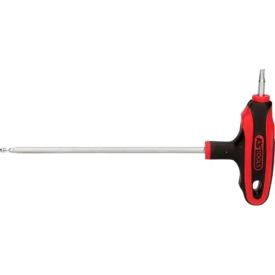 T-handle Torx key wrench, ball end, T15 