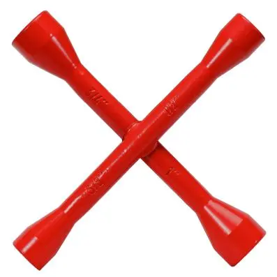 Gas pipe stop cock key, 4 functions 