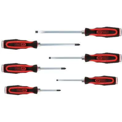 ERGOTORQUEmax hammer cap screwdriver set , 6 pcs slotted, PH 
