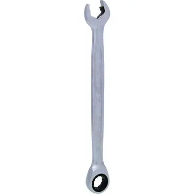 DUO GEARplus combination spanner set wit h ratchet mechanism in ring and open jaw 