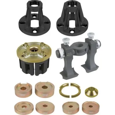 Universal tool set for compact wheel bea ring assembly, disassembly and for press 