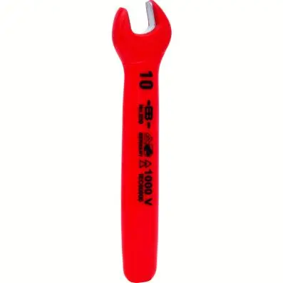 Open-end wrench with protective insulati on, 10mm 