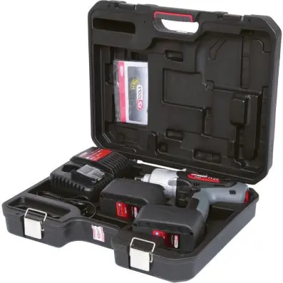 1/2''Cordless impact wrench with torque control,1.800 r.p.m. with 2 batteries an 