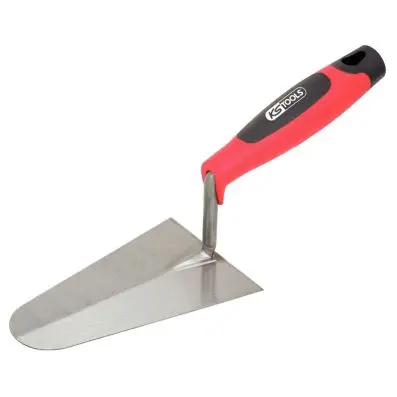 Gauging trowel + 2k-handle, round, 140mm 