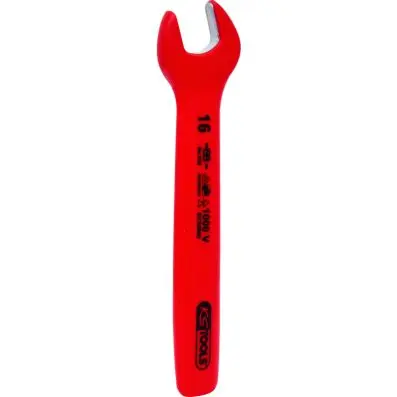 Open-end wrench with protective insulati on, 16mm 
