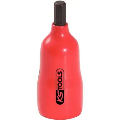 1/4" bit socket with protective insulati on for Hexagon screws, 4mm 