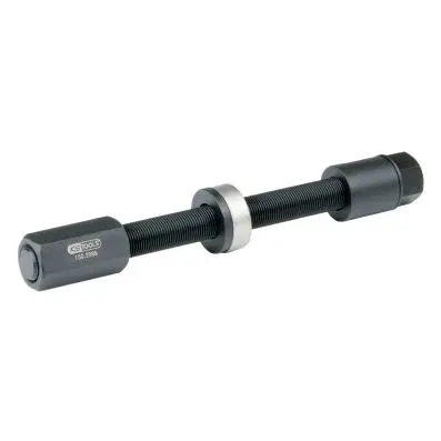 Spindle includes nut, bearing, discs and sheaths 