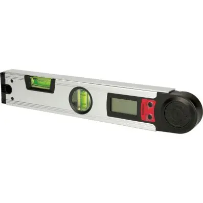 Digital angle finder with spirit level, 0° - 225° 